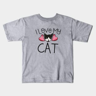 I love my cat Kids T-Shirt